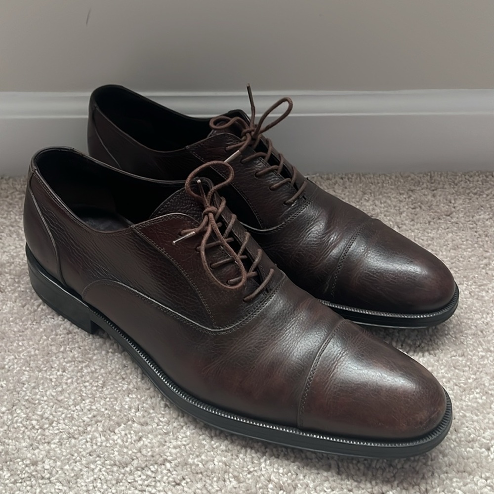 Salvatore Ferragamo Brown Oxfords